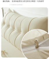 Almohada de cuña para cabecera de cama California King, almohada Triangular para cabecera, soporte de posicionamiento, respaldo de lectura, almohada de cuña - details 13
