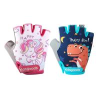 Guantes de medio dedo con absorción de impacto para niños y niñas, guantes deportivos seguros para patinar, ciclismo - details 4