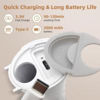 Cepillo limpieza hogar eléctrico,Fregadora Giratoria Eléctrica, 8 en 1, Inalámbrico 360, para Baño y Azulejos de Piso - details 7
