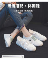 Zapatos blancos pequeños zapatillas coreanas zapatos de mujer zapatos casuales estudiantes zapatos planos zapatos de maternidad - details 0