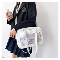 Bolso de bebé transparente suave para niña estudiante, bolso de hombro pequeño, bolso cuadrado, bolso de mensajero bidimensional - details 27