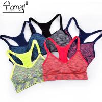 sujetadores deportivos para mujer, Sujetador deportivo para Fitness, Top con formas a prueba de golpes, secado rápido, gimnasio, ropa interior ajustable, sujetador de realce para Yoga - details 5