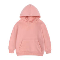 Sudadera con capucha gruesa de color sólido para niños, 95% algodón, 2 a 13 años, novedad - details 5