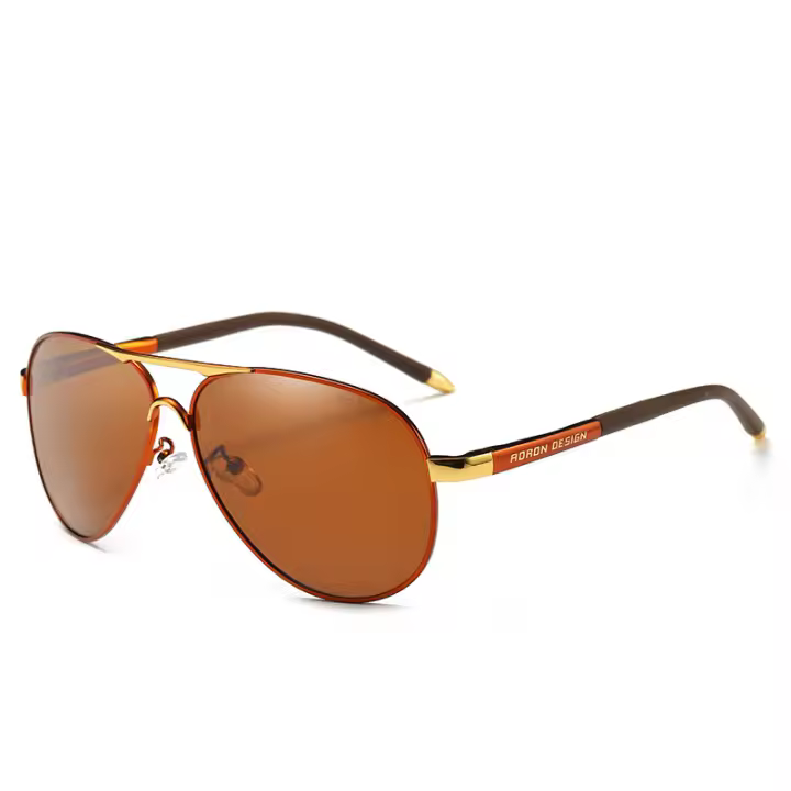 Gafas de sol de aviador polarizadas para hombres y mujeres, ligeras, para conducir, UV400, para exteriores - 1