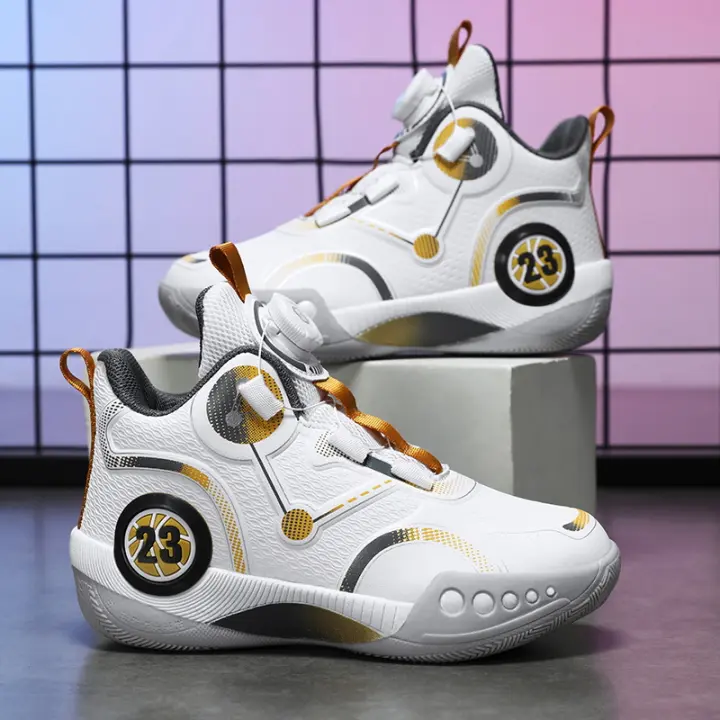 Zapatos cómodos antideslizantes de baloncesto para niños, ligeros, resistentes al desgaste, juveniles y a la moda. - 1