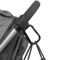 Ganchos metálicos de PU para cochecito de bebé, bolsa de almacenamiento, colgador Universal, accesorios para cochecito, 2 piezas - details 2