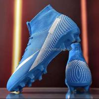 Zapatos de fútbol profesionales Unisex, diseño de marca, tacos transpirables impermeables, malla de plástico, gran oferta para invierno y primavera, 2024 - details 3