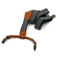 Elegante Diadema de Tiras a Rayas 2.5cm, Clips de 4, Diadema Elástica para Hacerte Notorio en Bodas y Actuaciones de Moda - details 4