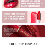 Brillo Labial Mate Duradero Color Fácil Hidratante Sin Pegajos Impermeable - details 6