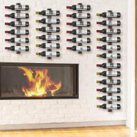 montado en la pared para 12 botellas de vino, de madera, soporte para cocina, comedor, bar - details 7