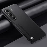 Funda de lujo de cuero PU para Tecno Camon 40 Pro 4g Cubierta trasera de silicona mate - details 11