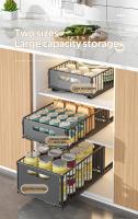 Organizador de Cocina con Estante de Almacenamiento Deslizable 1/2Pcs Tipo Cajón para Especias y Condimentos - details 1