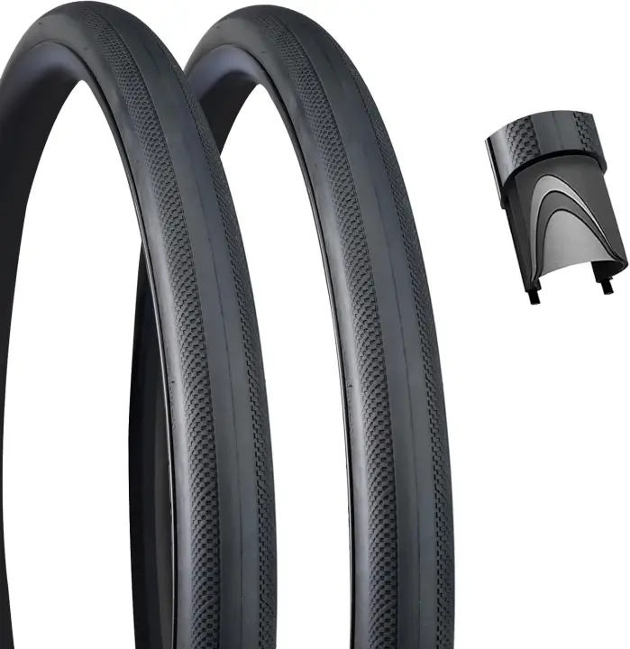ZUKKA Road 2 Pack Neumáticos de Reemplazo Resistentes al Desgaste para Bicicletas 700 * 28C/32C - 1