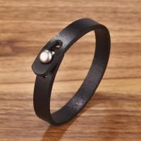 Jiayiqi-pulsera Vintage de cuero genuino para hombre y mujer, brazalete de mano, brazalete Punk, regalo de joyería para pareja - details 13