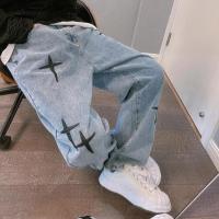 Jeans de Pierna Ancha y Estilo Callejero Nuevo 2025 Pantalones Cargo de Denim Suelto y Casual con Estilo Coreano - details 2