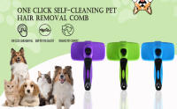 Peine con aguja para mascotas, peine para perros, combinador de pelo, peine para perros, herramienta divina para gatos, peine flotante para depilación, peine especial para pelo de gato - details 0