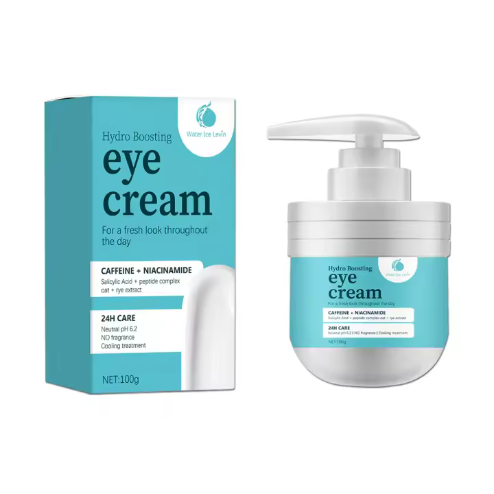 100 g Crema hidratante para ojos: cafeína + niacina, ácido aminosalicílico + complejo de péptidos + extracto de centeno - 1