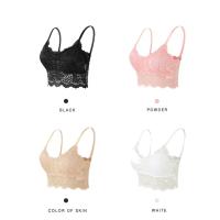 Nuevo Sujetador de Encaje para Mujer Top Cómodo en Una Pieza Lencería Sexy sin Costuras - details 8