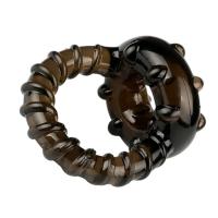 Anillo de restricción escrotal masculino, extensor de pene dual, agente retardante de eyaculación, dispositivo de castidad, juguete sexual - details 2
