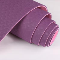 Manta De Yoga Plegable Ecológica TPE Para Viajes Fitness Doble Cara Antideslizante Para Pilates Y Ejercicios Entrega Saco De Compras - details 8