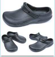 Zuecos de EVA antideslizantes para hombre, zapatos de seguridad impermeables, a prueba de aceite, para trabajo en el jardín, Hotel y cocina, color negro - details 9