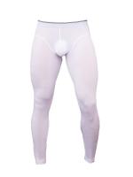 Pantalones largos transparentes sexys para hombre Pantalones bolsa para el pene Ropa de dormir ultra delgada Leggings Ropa de casa transparente - details 6