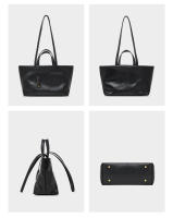 Bolso de cuero genuino para mujer, bolso de hombro para axilas, bolso de cuero de vaca, bolso de piel suave Retro - details 23