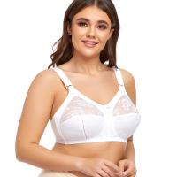 Sujetador de encaje Sexy para mujer, minimizador de realce de figura completa, sujetador de pecho grande inalámbrico de talla grande 36 38 40 42 44 46 48 50 B C D E - details 13