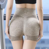 Pantalones cortos de yoga para mujer, pantalones cortos deportivos con forma de melocotón sonriente, pantalones cortos ajustados de cintura alta sin costuras de secado rápido de alta resistencia M/L - details 0