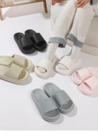 Simple de fondo grueso zapatillas frescas de los hombres de verano nuevo hogar baño de color sólido baño de una palabra de arrastre de las mujeres desgaste exterior - details 10