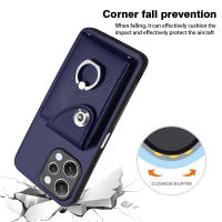 Funda de cuero tipo billetera para Samsung Galaxy S24, S23, S22, Ultra Plus, S21, FE, S20 Lite, carcasa anticaída para tarjetas, con correa para soporte de anillo - details 4