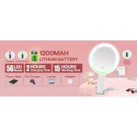 MIYADIVA Espejo iluminado, luz de aumento 30X, brillo ajustable, asa colgante y de mano, espejo de maquillaje portátil - details 5