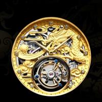 Reloj Mecánico de Tourbillon Premium Aesop Auténtico Dial de Dragón de Zafiro para Hombres - details 3