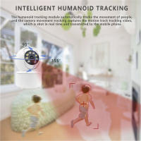 Cámara de vigilancia doméstico interior inalámbrico WIFI Internet remoto inteligente Visión nocturna alarma 360 grados vigilancia - details 7