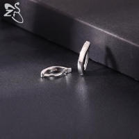 ZS-Piercing para el ombligo de Plata de Ley 925 para mujer, anillos para el vientre chapados en oro de 14K, Piercings para el cuerpo curvos inversos, 1 unidad - details 7