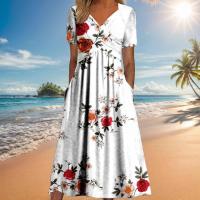 Vestido de manga corta informal para mujer, Verano - details 1