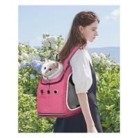 ALLSOPETS Mochila para perros con ventana de malla transpirable con apertura frontal portátil para gatos que viaja con mascotas verde - details 3