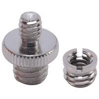 Adaptador de tornillo para cámara, juego de montaje roscado para trípode, monopié, soporte de luz, 50 piezas, 1/4 pulgadas y 3/8 pulgadas - details 1