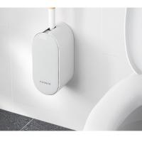 Cepillo De Inodoro WIKHOSTAR Con Soporte Diseño Curvo Cepillo De Limpieza Angulado Mano De Madera Herramientas De Baño Montado En La Pared - details 7