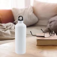 Botella de agua portátil de aluminio con mosquetón, matraz deportivo de 400/500/600/750ml para viajes, ciclismo, senderismo, Camping y bicicleta - details 4