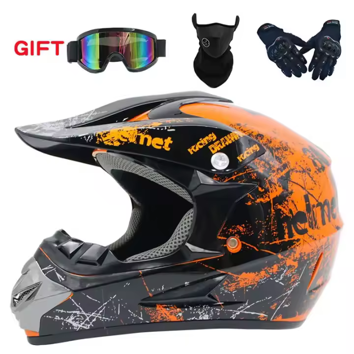 Casco de Moto Flip Up para Niños Motocross, Moto de Tierra, ATV, Bicicleta de Downhill, Montaña - 1
