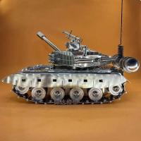 Tanque de batalla principal chino T99 de acero inoxidable, modelo de aleación 1:32, adornos, juguetes terminados - details 13