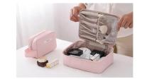 Bolso De Maquillaje Para Viaje Resistente Al Agua Organizador De Almacenamiento Grande Portátil Para Cosméticos Y Cuidado De La Piel - details 3