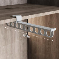 Barra extensible extraíble para armario, colgador de almacenamiento de ropa montado en la parte superior, para colgar ropa Riel, pantalones y más - details 5