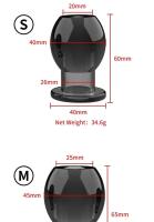 Leten Hollow Butt Plug SM Enema espéculo entrenador expansor Anal dilatador limpieza del ano BDSM Buttplug juguetes sexuales para mujeres - details 9