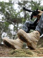 Botas de combate, zapatos de trabajo de seguridad tácticos, botas de motocicleta, zapatos de senderismo al aire libre para hombres - details 18