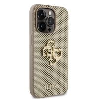 Funda TPU Perforada 4G Glitter Metal iPhone 15 Pro Max Gold Root Technology - details 4