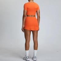 Conjunto de 2 piezas de Yoga Fiess, ropa deportiva informal para exteriores, falda de corte A - details 10