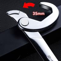Llave de trinquete multifunción de 72 dientes, llave de extremo abierto de doble cabeza para ahorro de trabajo, herramientas de reparación de gran apertura de acero para el hogar - details 6