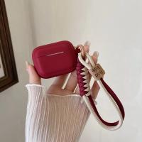Fundas de Silicona Suave para Auriculares AirPods Pro 2 Cubierta Antipérdida con Cordón - details 2